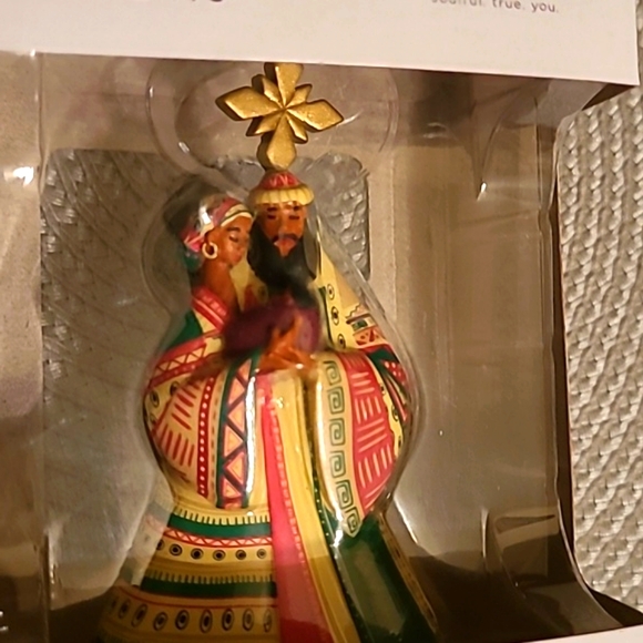 Hallmark Mahogany Nativity Ornament - Picture 2 of 5